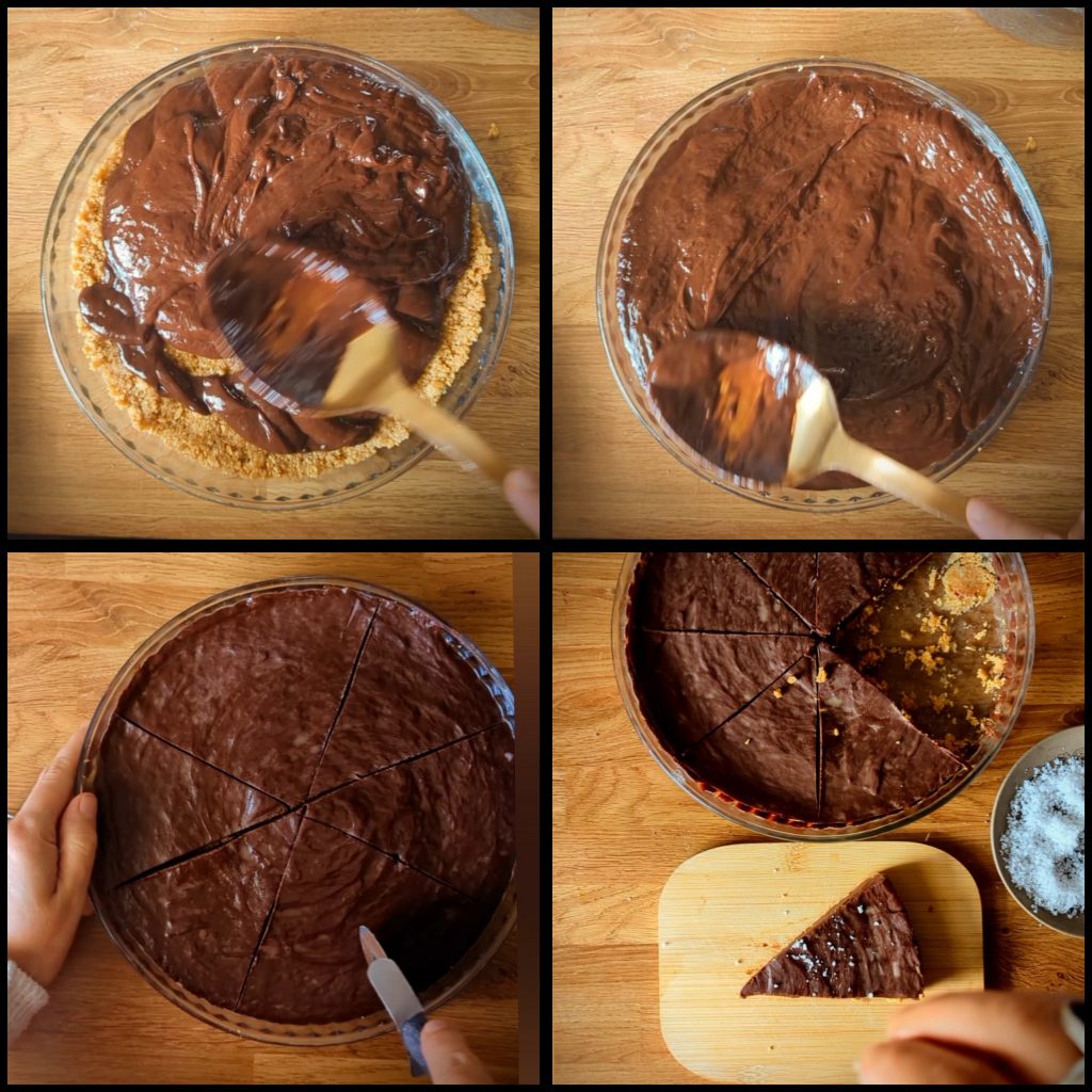 No Bake Chocolate tart