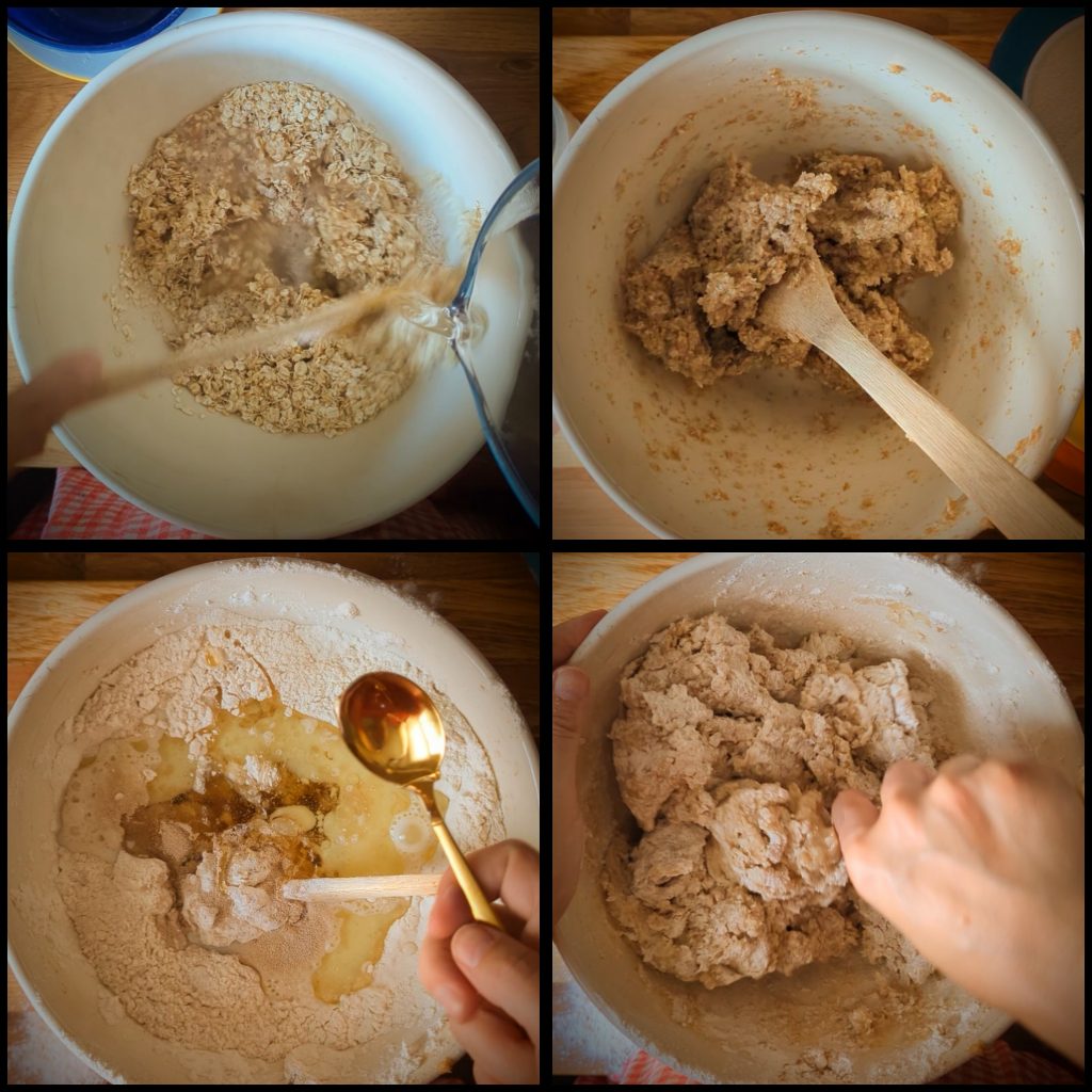 making an oatmeal loaf