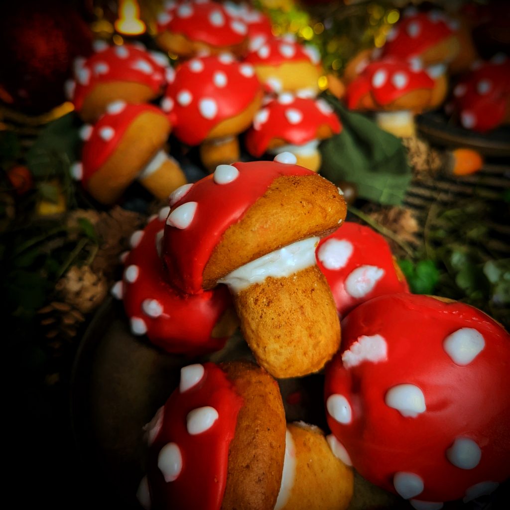 Toadstool Mushroom cookies