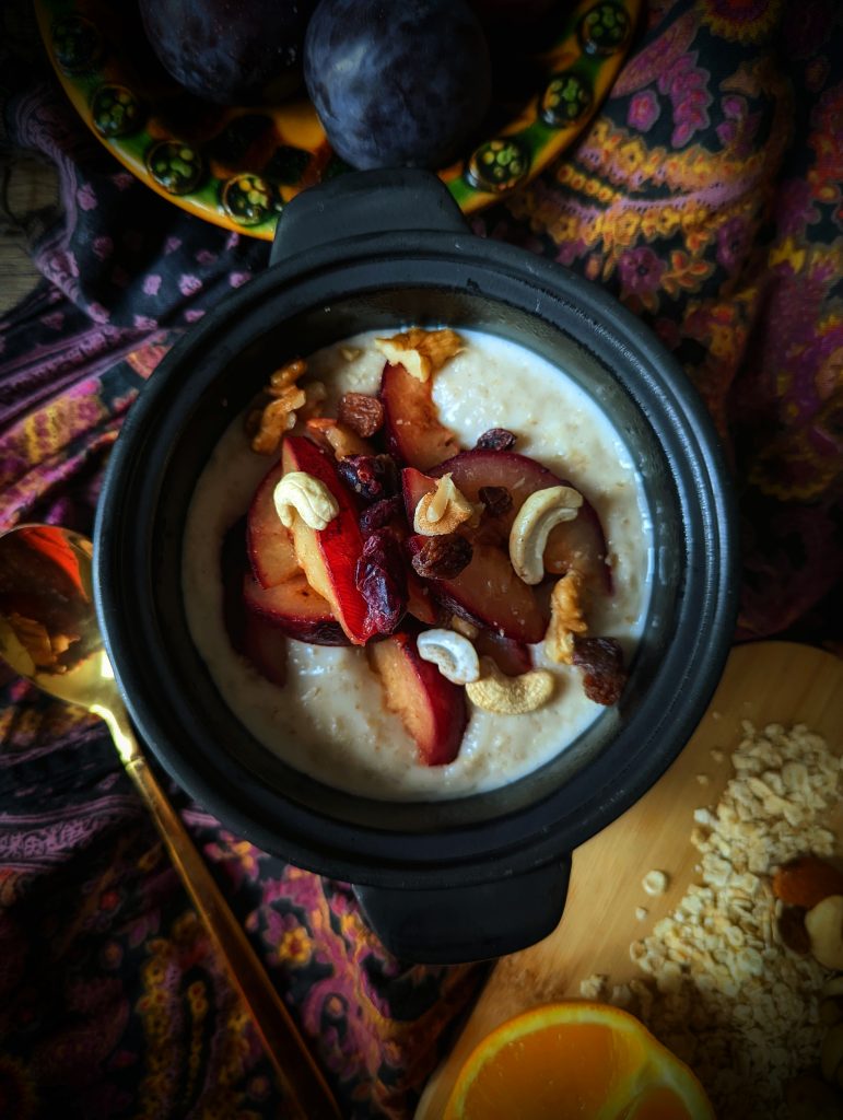 Plum porridge breakfast recipes 