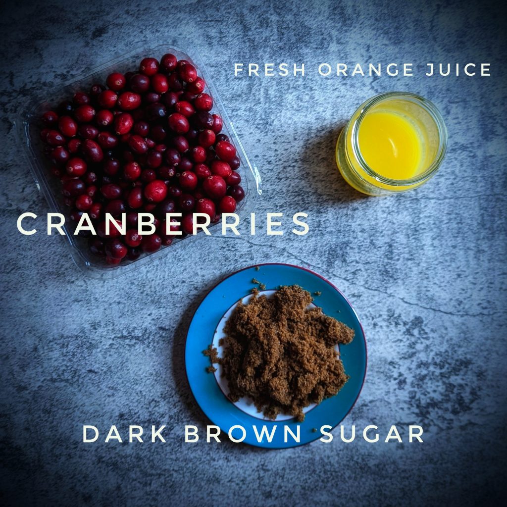 Cranberry Sauce Ingredients
