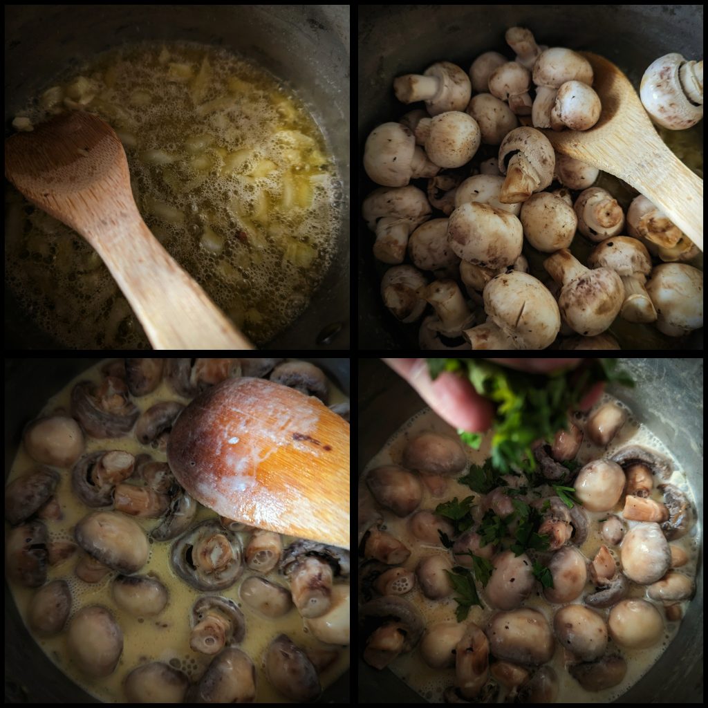 Creamy Garlic Mushrooms recipe 