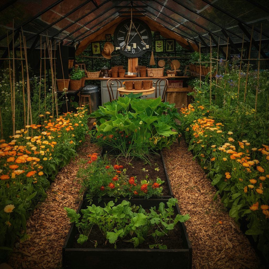 Greenhouse interior 