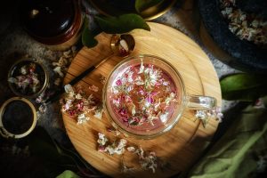 How to Harvest and make Apple Blossom Tea