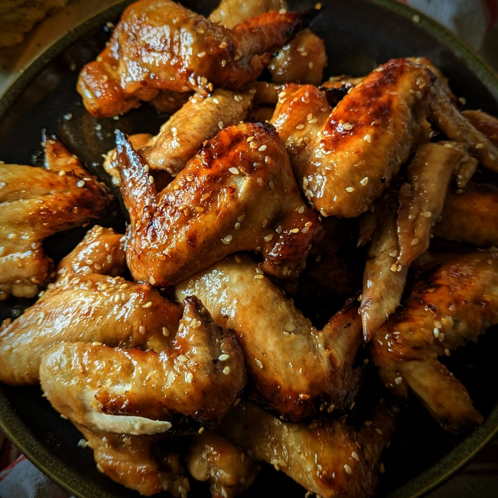 sticky chicken wings